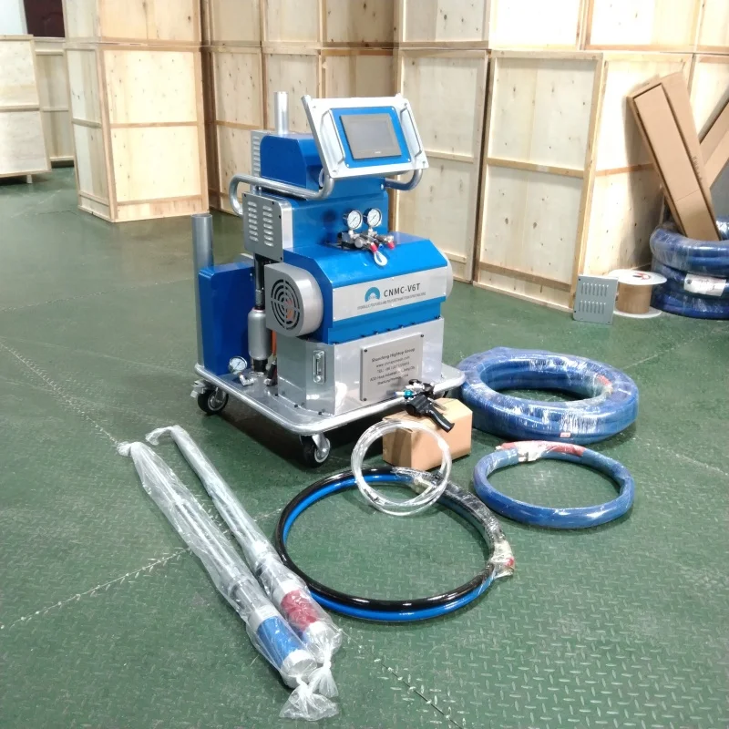 

Hydraulic Spray Foam Insulation Machine CNMC-V6T Type With One Button Start/Stop Function