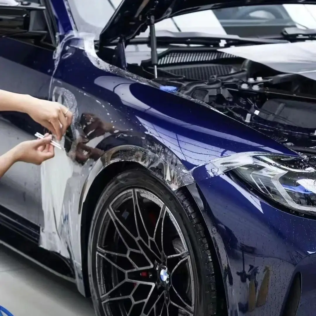 152x100cm Car Paint Protective Film Transparent Glossy PPF TPH 7.5Mil Car Body coating Film motorcycle Vinyl Wrap