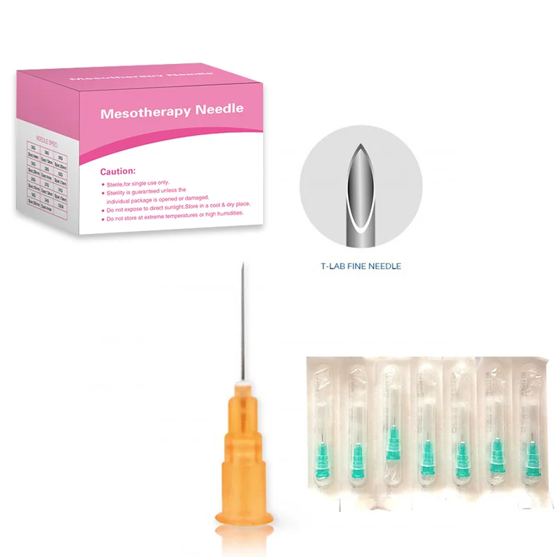 Mesotherapy Needle Medical 18G 25G 27G 30G 32G 34G Sterile Painless Beauty Superfine syringe Meso Needle eyelid tool