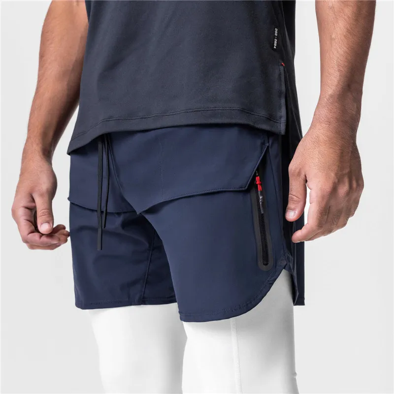 Pantaloncini sportivi da uomo abbigliamento sportivo pantaloncini da corsa di moda pantaloncini da spiaggia ad asciugatura rapida pantaloni corti da Jogging per allenamento Fitness in palestra estiva