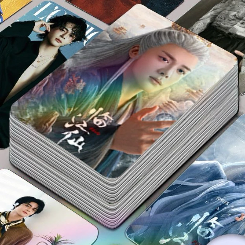 30/50PC No Repeat Bai Lu Zeng Shunxi HD Poster Foto TV Feud Bai Jiusi Hua Ruyue Drama Stills Doppelseitiger Druck 3 Zoll Karte