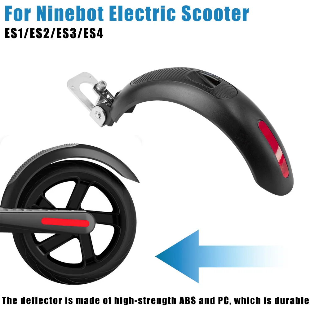 Aluminum Alloy Handlebar Safety Handle For Segway Ninebot ES1 ES2 ES4 Bluetooth Control Dashboard Front Rear Fender Mudguard Set