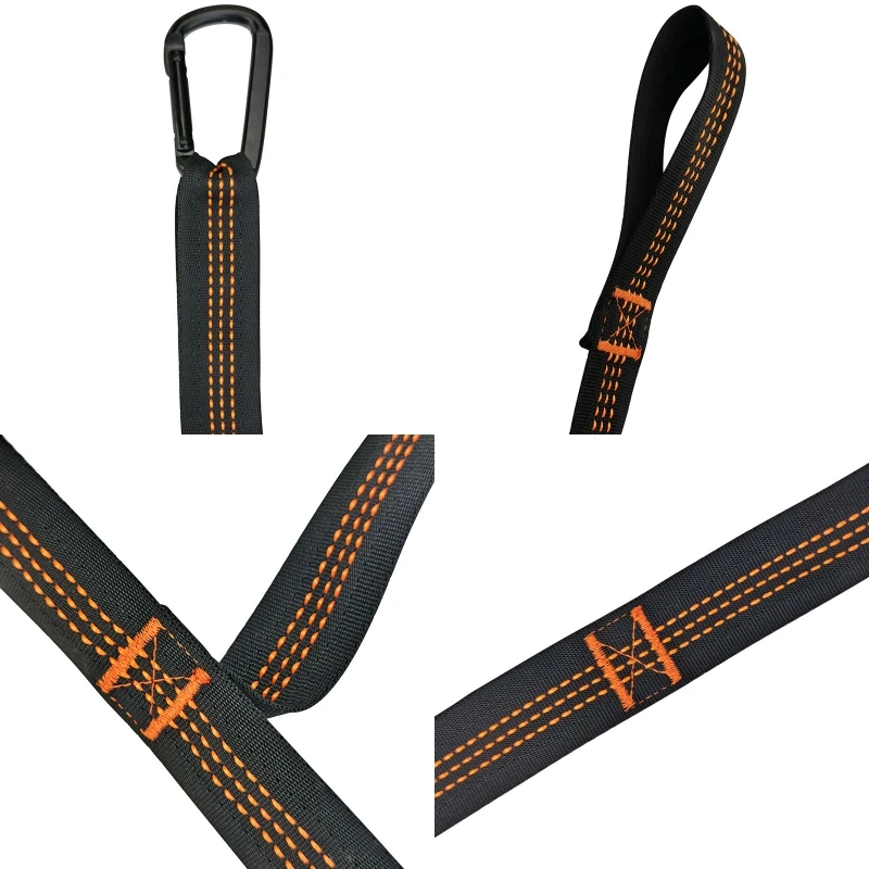 เล่นชุดบันไดเต็นท์ระงับเต็นท์เชือกบันได Webbing ริบบิ้น Escape การฝึกอบรม Fire กู้ภัยปีนเขา40JE