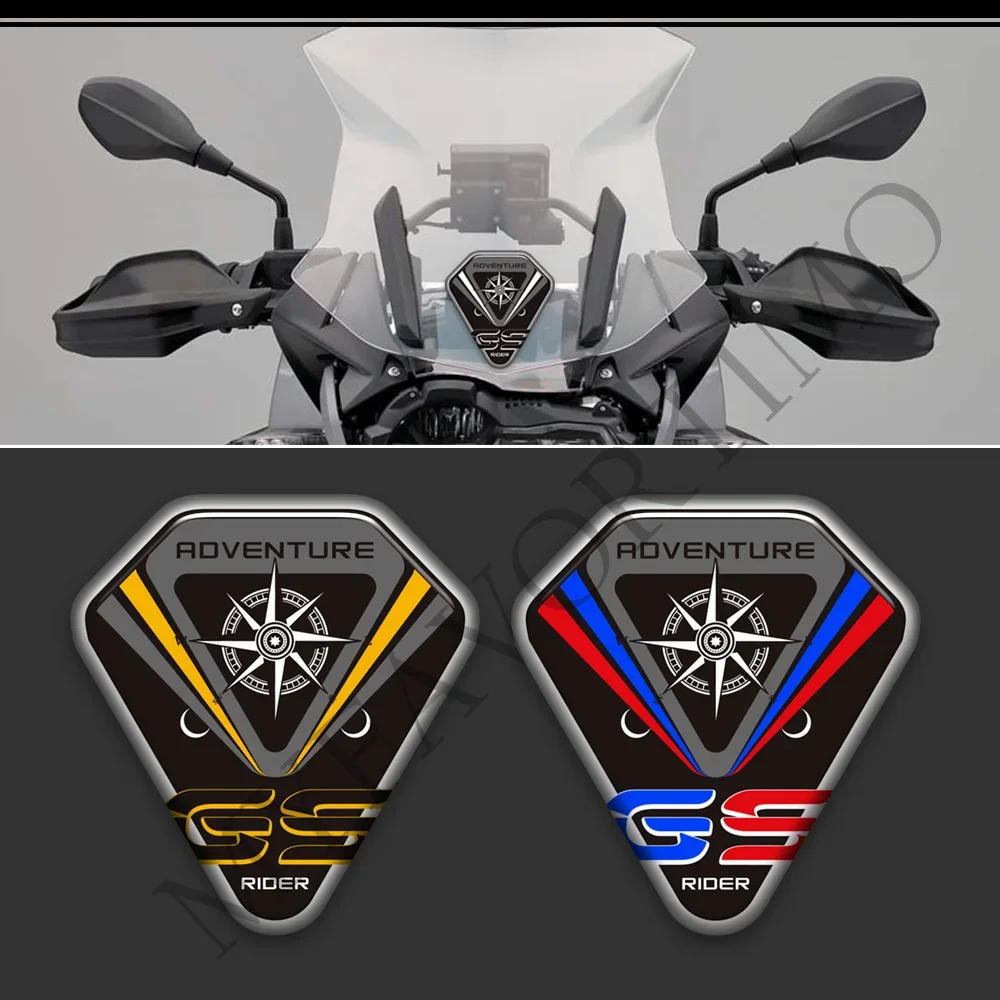 For BMW R1200GS F850GS F800GS R1250gs F750GS GSA HP ADV Motorcycle Trunk Cases windshield fuel tank pad 3D sticker Adventure