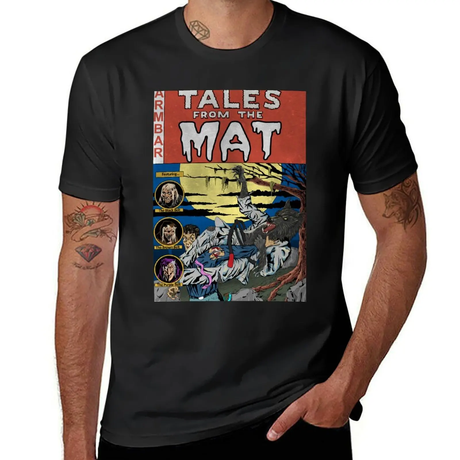 Tales from the Mat - Armbar - Werewolf T-Shirt boys animal print anime Blouse sports fans big and tall t shirts for men