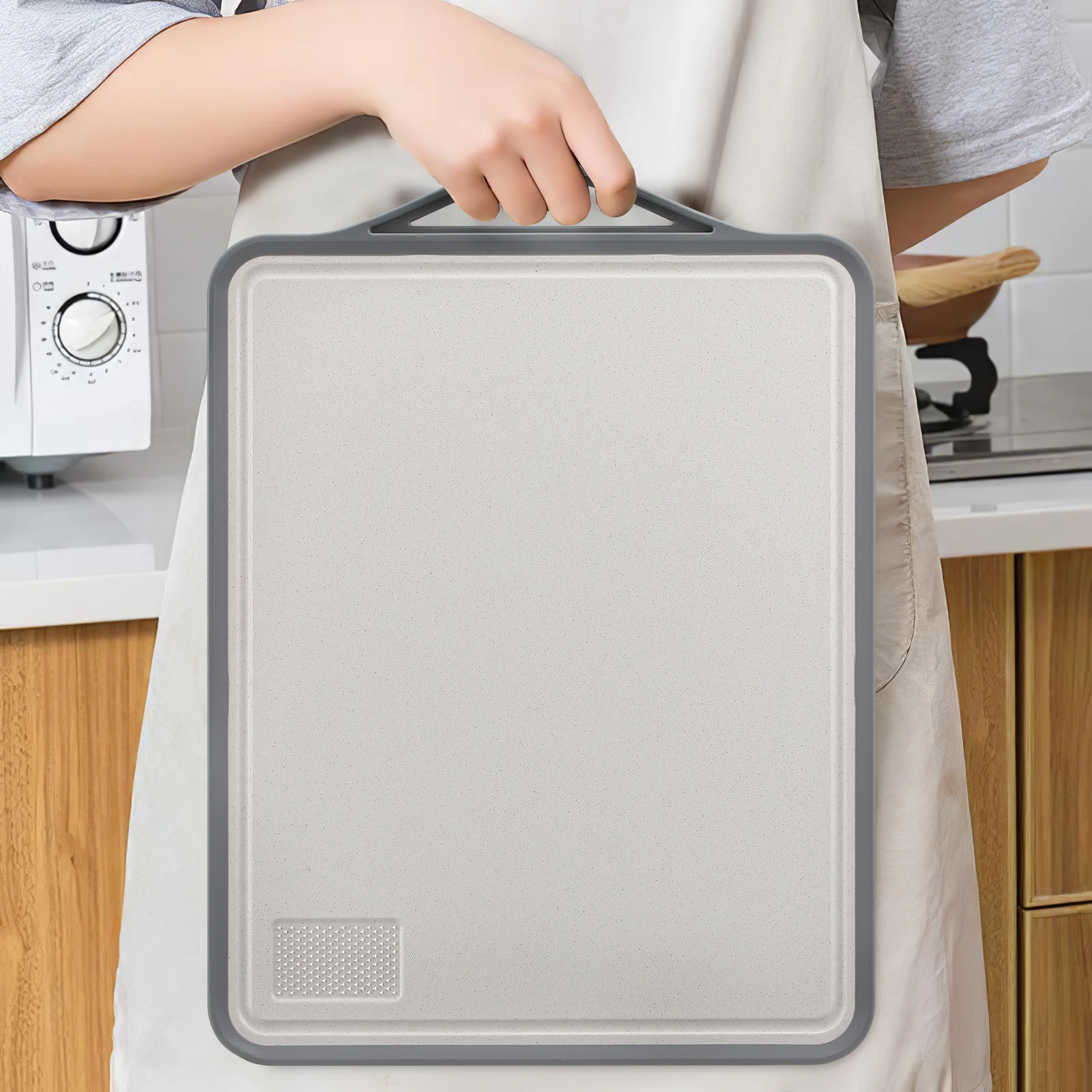 

Stainless Steel Cutting Board Dishwasher Safe Nonslip Base Easy Clean Kitchen Household Items Multifunctional Chopping Boards
