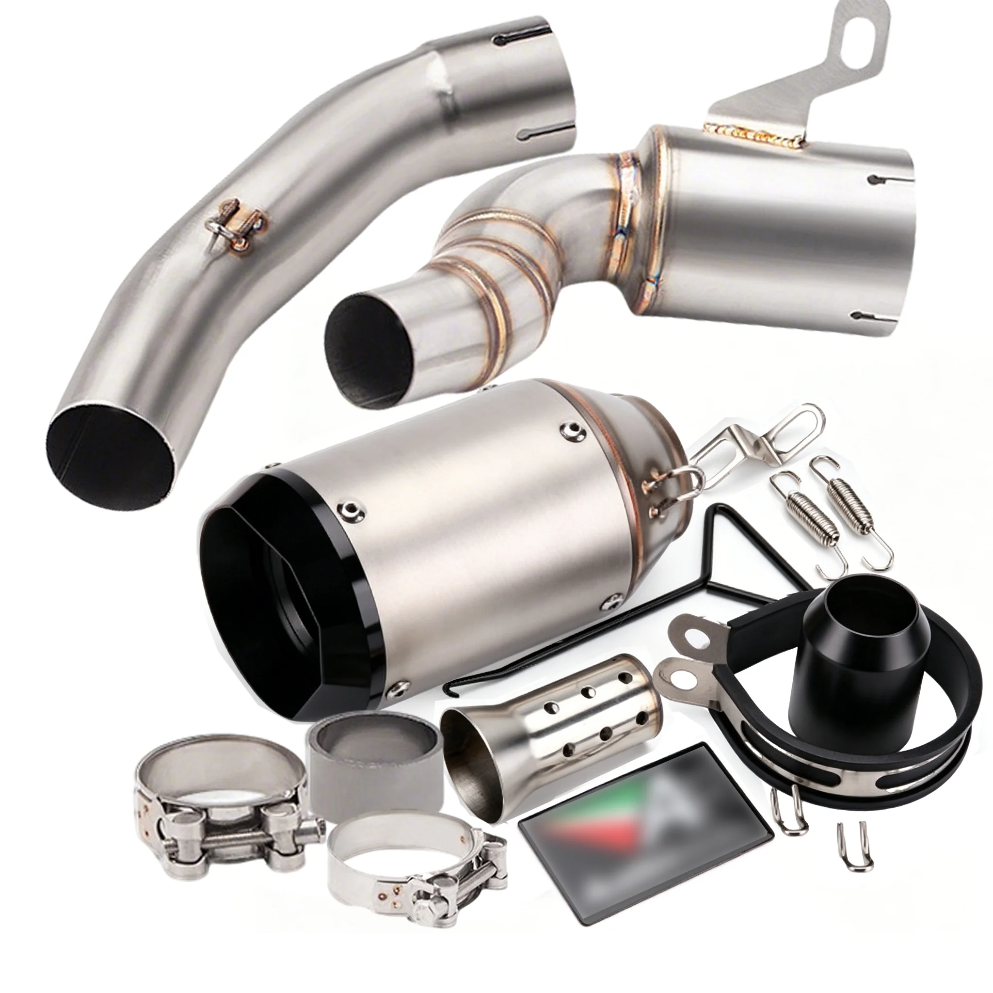 

Motorcycle Exhaust Whole System Pipe Muffler For DUKE 125 250 390 Adventure RC390 Tips Modified Slip on Sports SC Exhaust