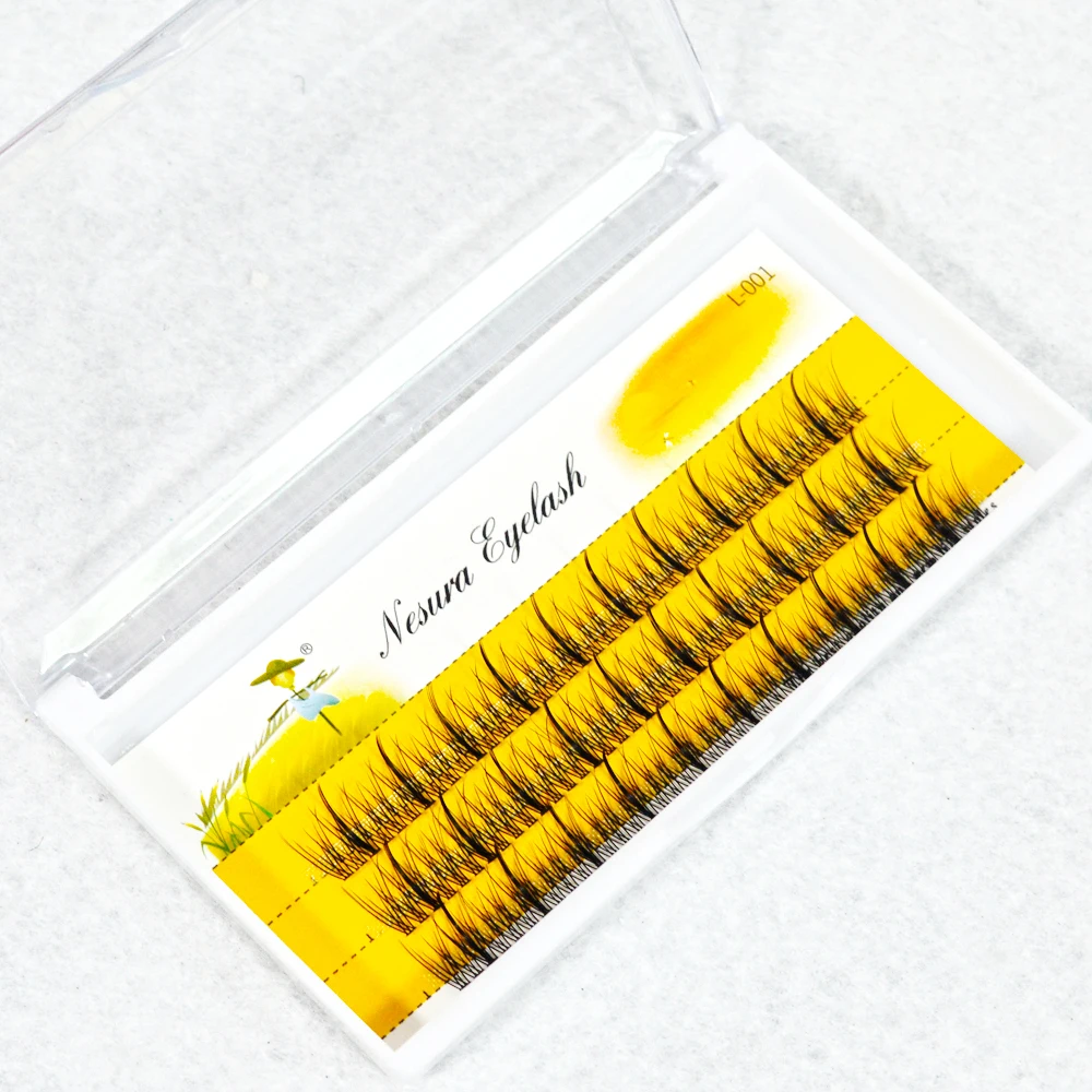 QSTY Professional Makeup 120 clusters Personal Cluster Eyelash Single tuft of M sandwich eyelash Grafting False Eyelashes