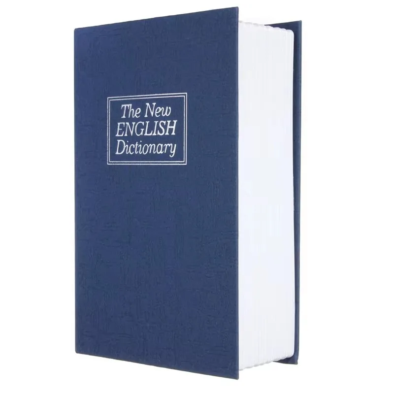 Secret Book Safe with Key Lock - Discreet Household Cash Storage Box Jewelry Money Safety Collection Case Secure Locker