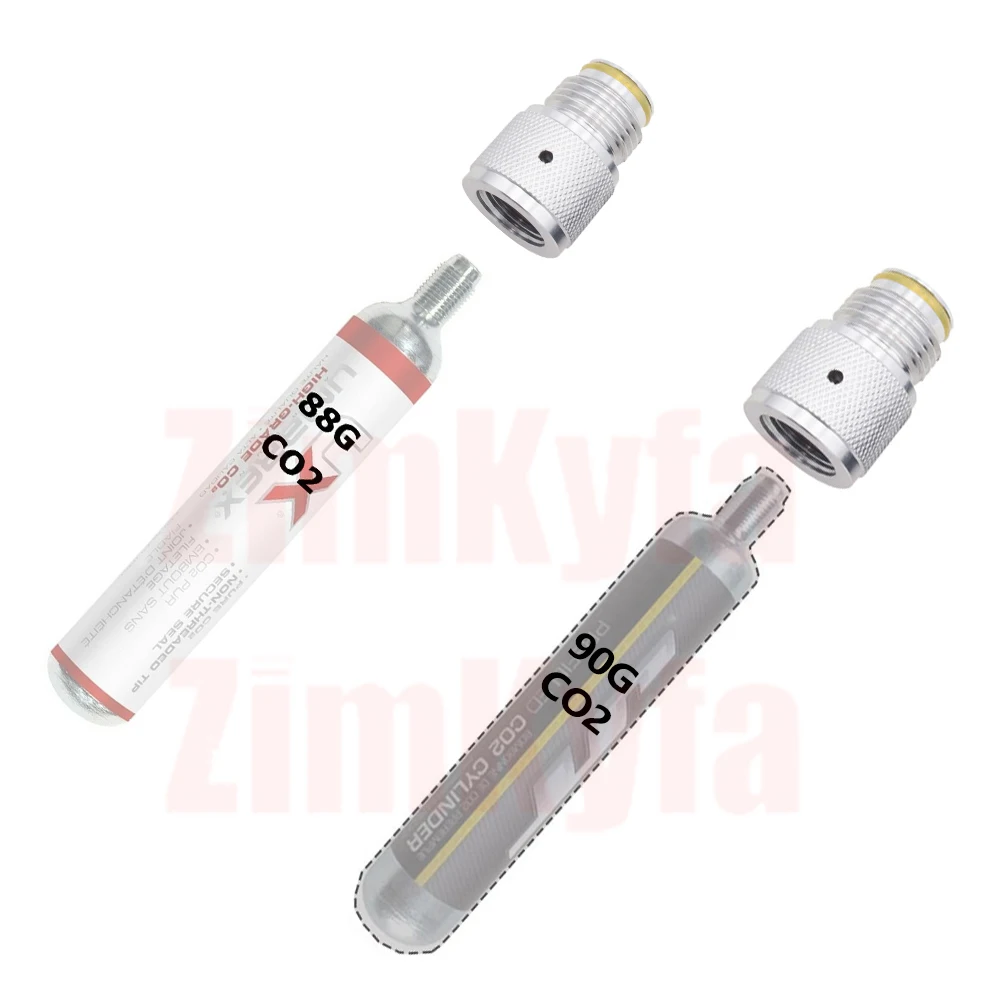 M16 * 1,5 Adapter Konverter für 88g 90g Air source Einweg-CO2-Kartuschen-Ladeadapter an g1/2-14 Gewinde als Adapter