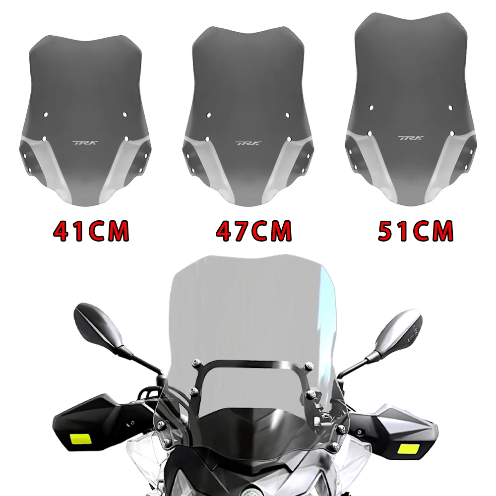 Per Benelli TRK502 TRK502X TRK552X TRK 552 552X 2016-2025 Moto Parabrezza Doppia Bolla Parabrezza Schermo Deflettori del Vento