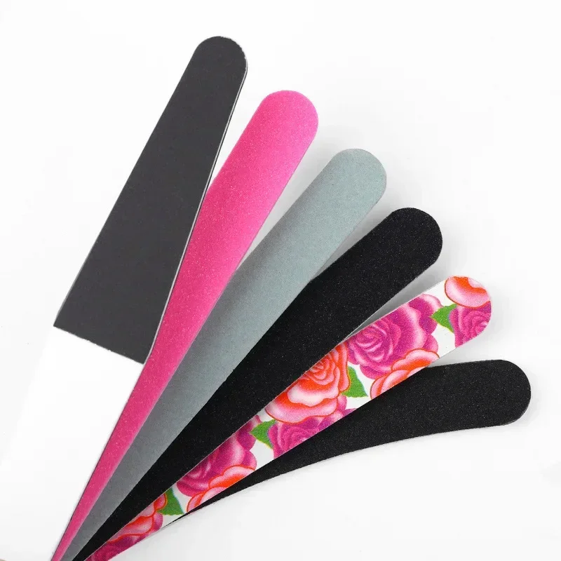 

10Pcs Double sided Nail Files Sanding 100/180 Round Buffer Block for Nail Art Tips Buffing Polish Pedicure Manicure Tool