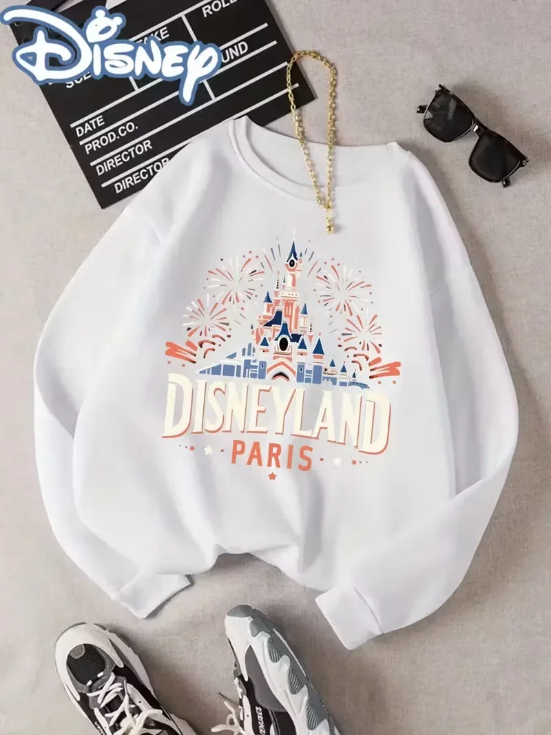 ديزني كاسل ميني ميكي البلوز النساء الرجال سترات قطنية عالية الجودة البلوز الخريف الشتاء الصوف المعتاد للجنسين معاطف علوية س الرقبة #2