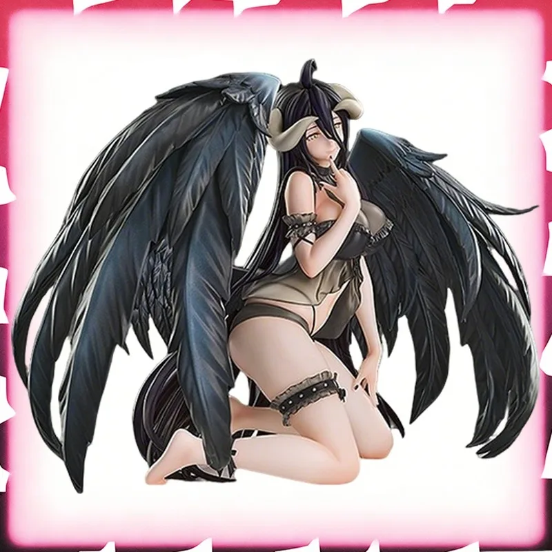 

В наличии, 100% Оригинал GSC OVERLORD Альбедо в пижаме, ночная рубашка, ПВХ, 17 см, коллекционная фигурка, модель-кукла, украшение, подарок на день рождения