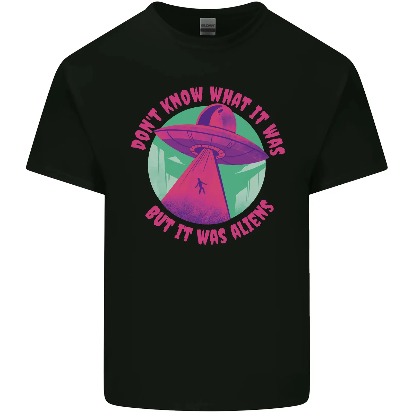 It Was Aliens UFO Herren-T-Shirt aus Baumwolle