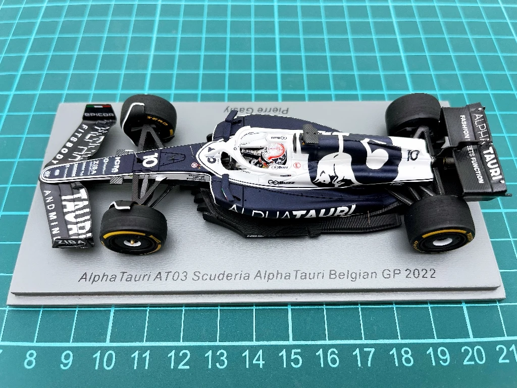 

SPARK 1:43 F1 AT03 Gasly 2022 Belgium Simulation Limited Edition Resin Metal Static Car Model Toy Gift