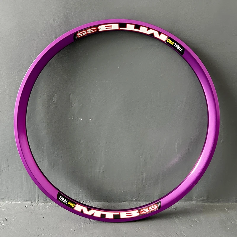 Wide Aluminum Alloy Bicycle Wheel Rims Double Layer 32 Holes Mountain Bike Rims 24 26 275 29 Inch Tiralpro Cycling Equipment