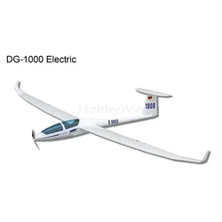 Arfグラスファイバーrcモデル飛行機、DG-1000、電気グライダー、木材、2630mm