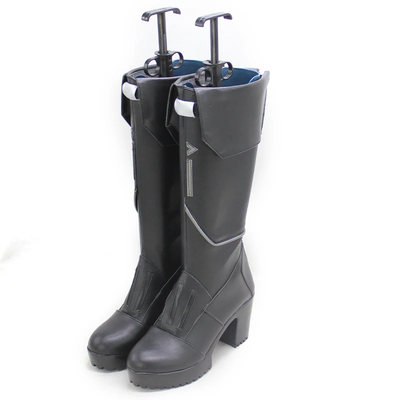 Sage Cosplay Sapatos Ainme VALORANT Botas de desempenho de dramatização para mulheres e meninas