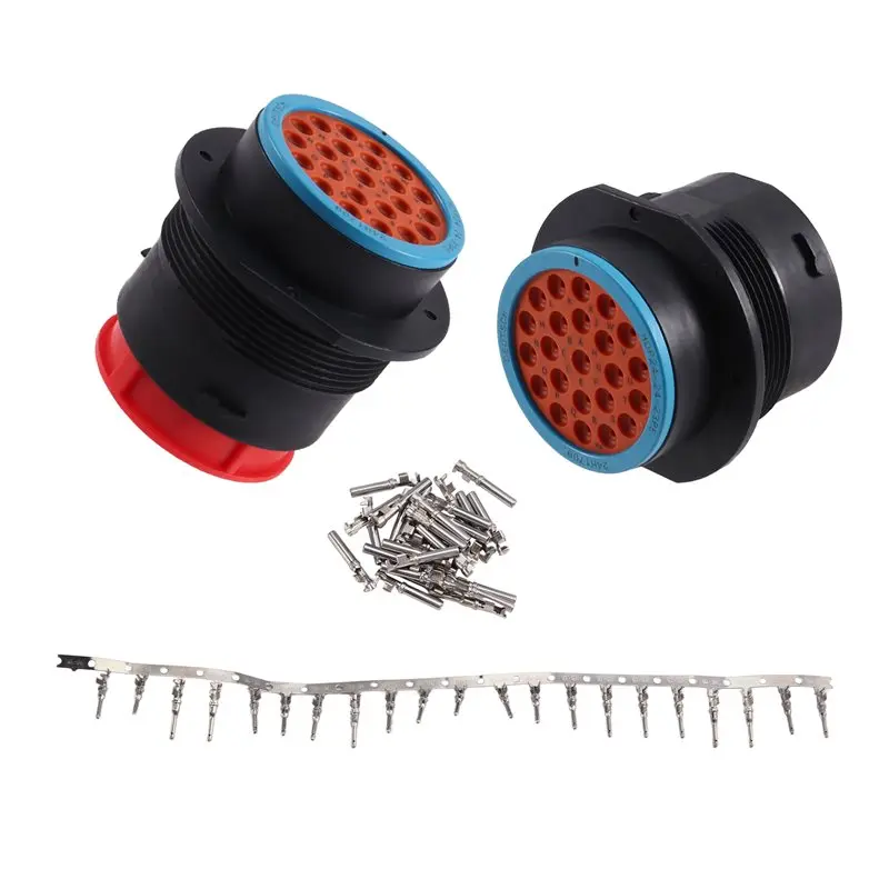 

Разъем A73X-Auto Plug с комплектом клемм, 23-контактный соединитель серии HDP (штекер + гнездо) HDP26-24-23SE HDP24-24-23PE