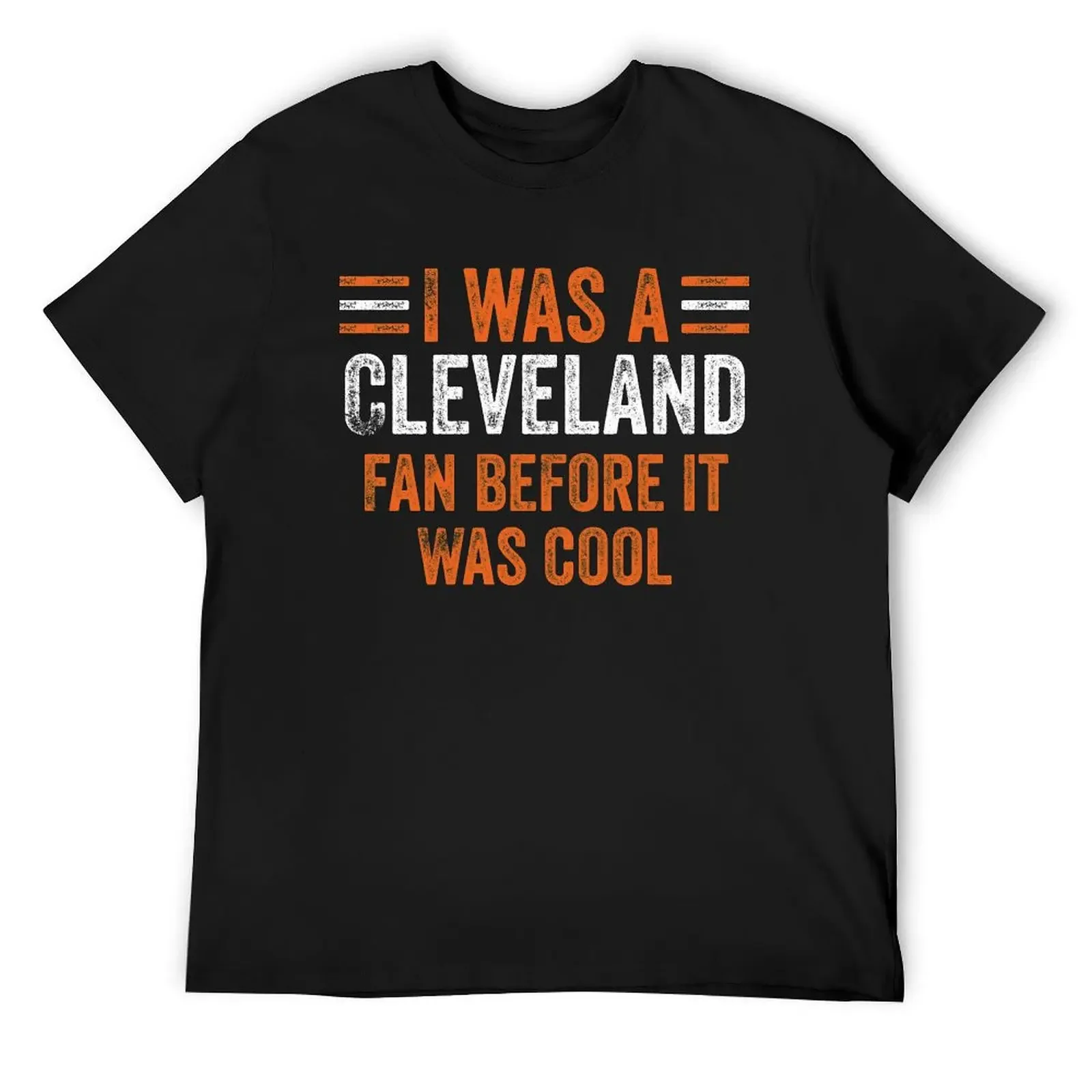 

Ohio Cleveland Fan Before It Was Cool - Football Fan Gift T-Shirt blue archive funny costumes Men's cotton t-shirt