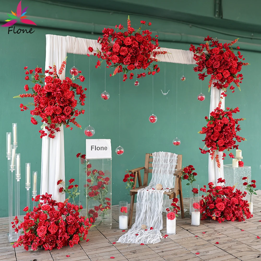 

Flores Artificiales De Alta Calidad 0,5 м, искусственные цветы, ряды композиций для свадебного декора, фотобудки и помолвки FL2820