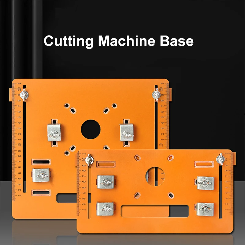 Cutting Machine Base Plate 90° Flat Cutting 45° Diagonal Cutting Suitable for 4 inch Marble Machine Trimming Gong Machine