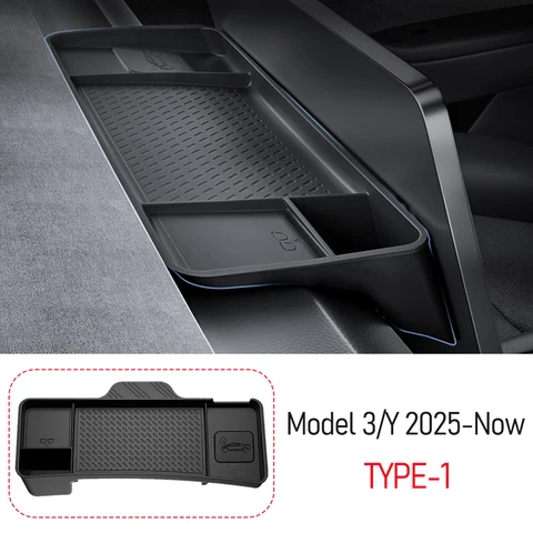 Органайзер Для Центральной Консоли Tesla Model Y/Model 3 Juniper - Поддон Для Хранения На Приборной Панели — фото товара