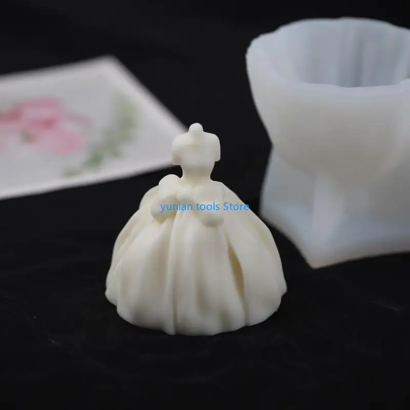 

50LB Wedding Dress Molds Silicone Mold for Candy Soap Holiday Decorations