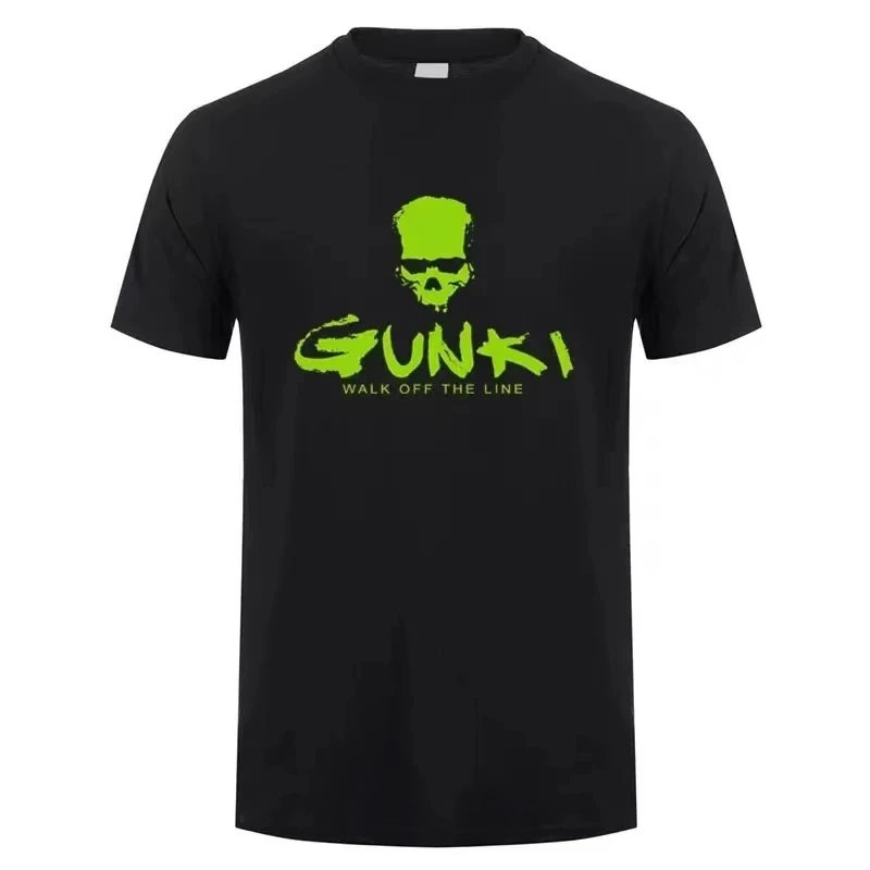 2024 Gunki Men T Shirt Summer Casual Short Sleeve T-shirts Mans Cool Tops Gunki Tshirt