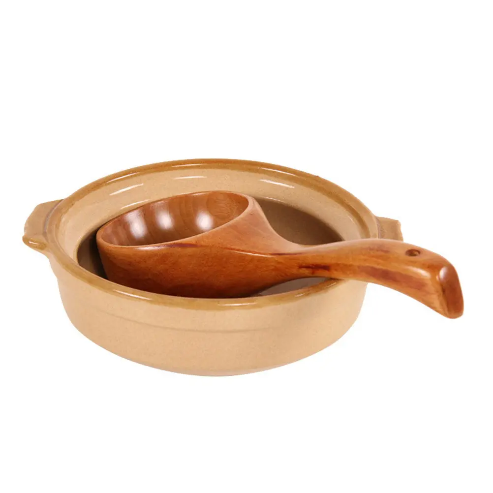 

Natural Wood Soup Scoop Handcrafted Grain Unique Cooking Spoon for Spices Flour Sugar Water Transfer Kitchen Essentials Reusable