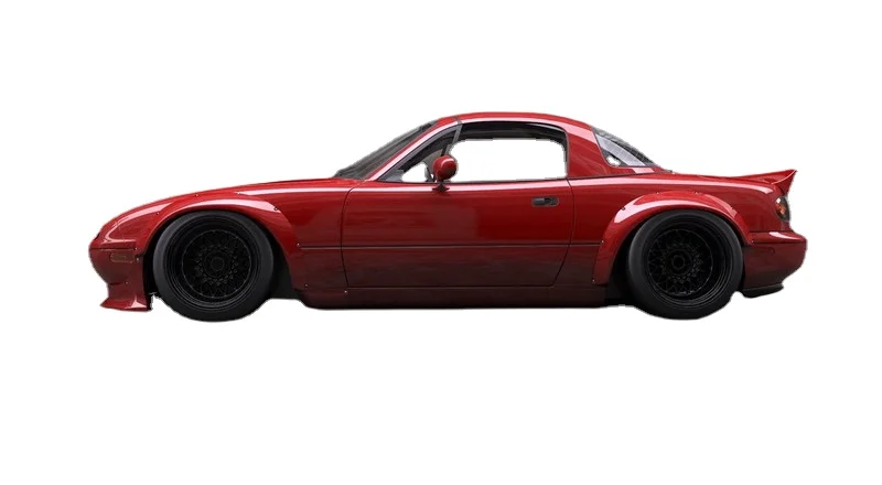 Fiber Glass 1989 to 1997 Mazda Miata MX5 NA PD Style Body Kit Front Lip Fender Rear Wing For Miata MX5 NA Body Kit