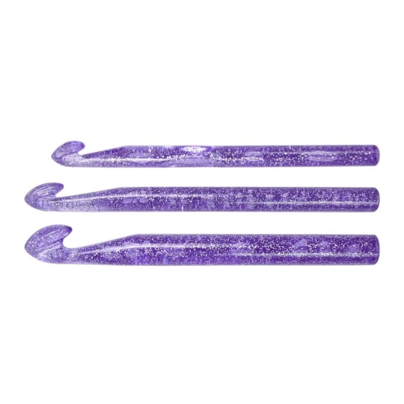 J0MC 10/12/15mm حياكة إبرة هوك الكروشيه مجموعة سهلة الاستخدام للحياكة الكروشيه