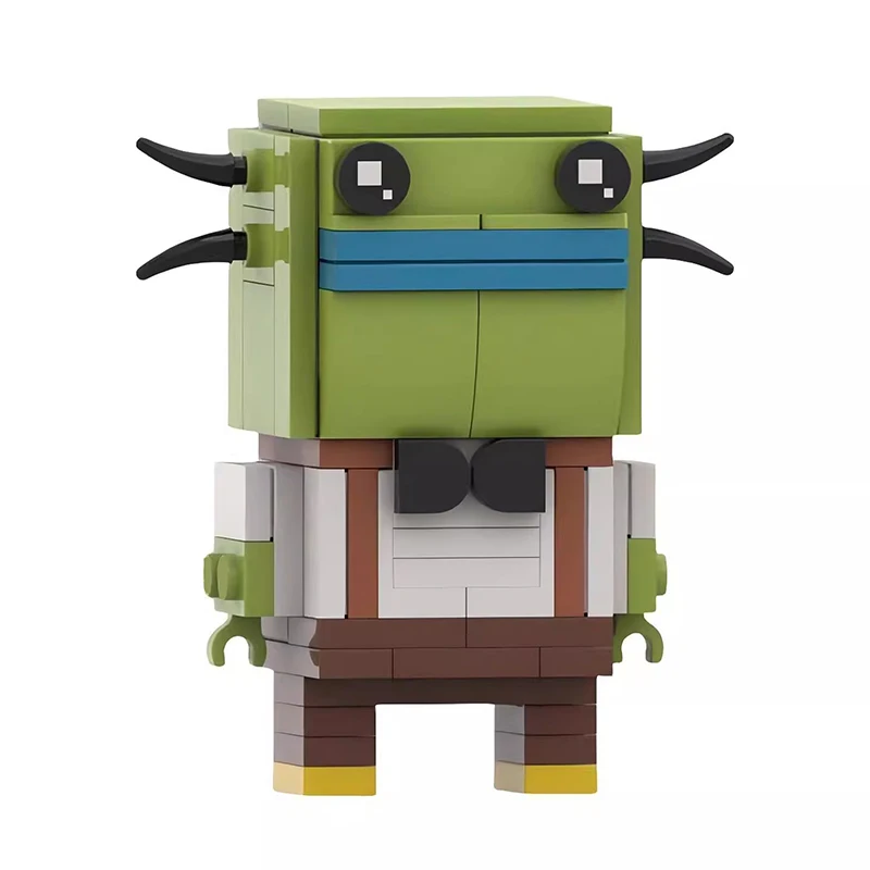 MOC Rockos – figurines de vie modernes, RockoHeffer Wolfe Spunky Filburt Shellbach Bighead, ensembles de blocs de construction, jouets pour enfants, cadeau