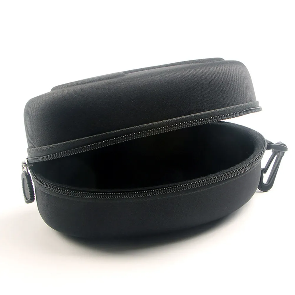 

Ski Snowboard Goggles Box Large Size Black Eva Storage Carrying Case Water Resistant Impact Resistant Zipper Snow Sports