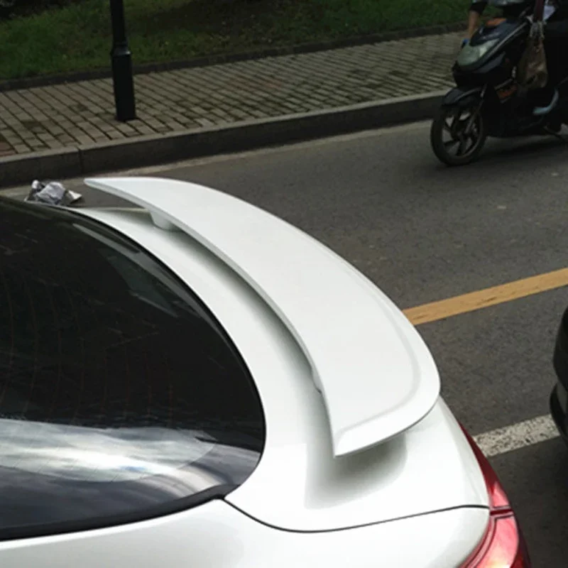 For Cruze Spoiler ABS Material Car Rear Wing Primer Color Rear Spoiler Press the tail For Chevrolet Cruze Spoiler 2009-2014