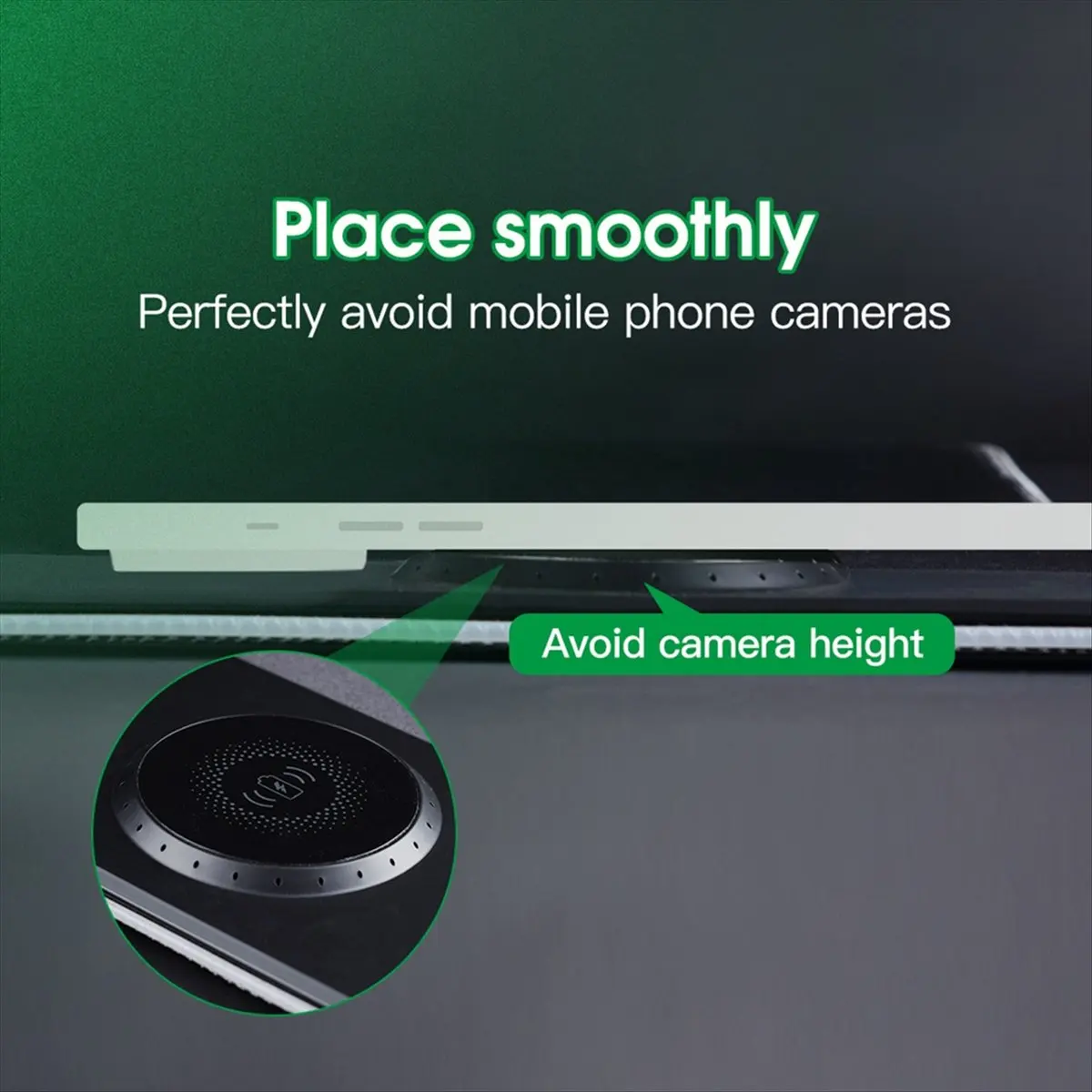 N86R  Magnetic Wireless Charging Mouse Pad Desk Pad Wireless Charging Mouse Pad Gaming Mousepad