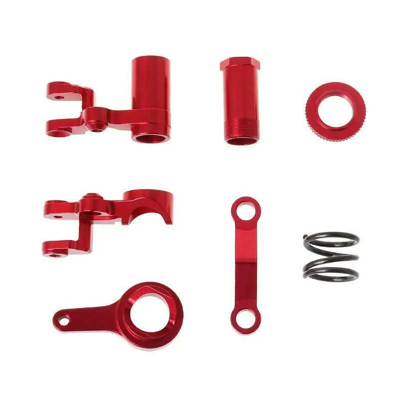 Aluminum Steering Bell and Transmission Upgrades Rustler Bandit Replacement 3743 for 1/10 TRAXXAS 4WD Slash Anodized Treatment