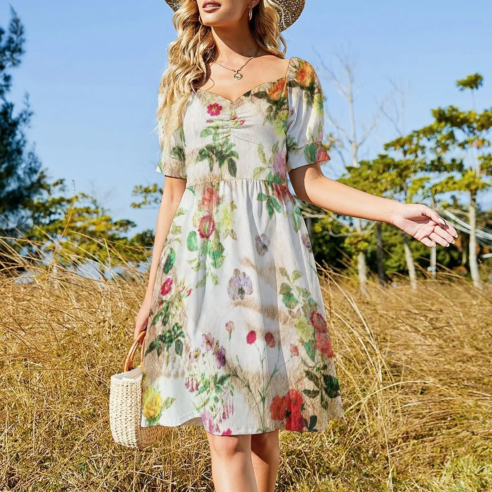 Wallflower Short-Sleeved Dress summer dress ladies dresses for women 2025 Summer dresses for women Clothing female