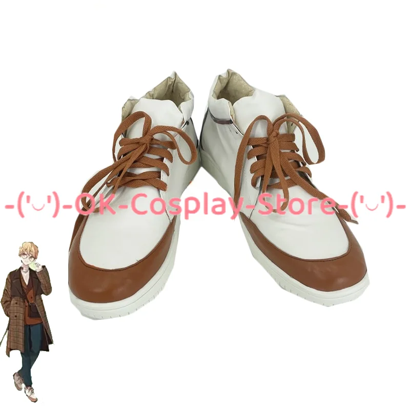 

Tenma Tsukasa Cosplay Shoes Project Sekai Cosplay Props PU Leather Shoes Halloween Boots Custom Made