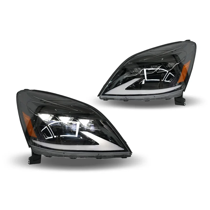 سيارة LED المصابيح الأمامية لكزس GX470 2003-2009 كامل Led رئيس مصباح إشارة ديناميكية الضوء الأمامي