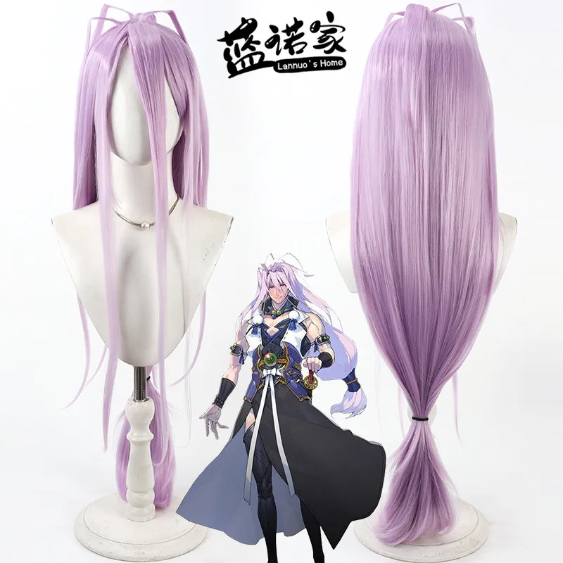 

Парик для косплея в стиле аниме Touken Ranbu Senji Muramasa, реквизит для Хэллоуина и карнавальных вечеринок, синтетические волосы из термостойкого волокна + шапочка для парика