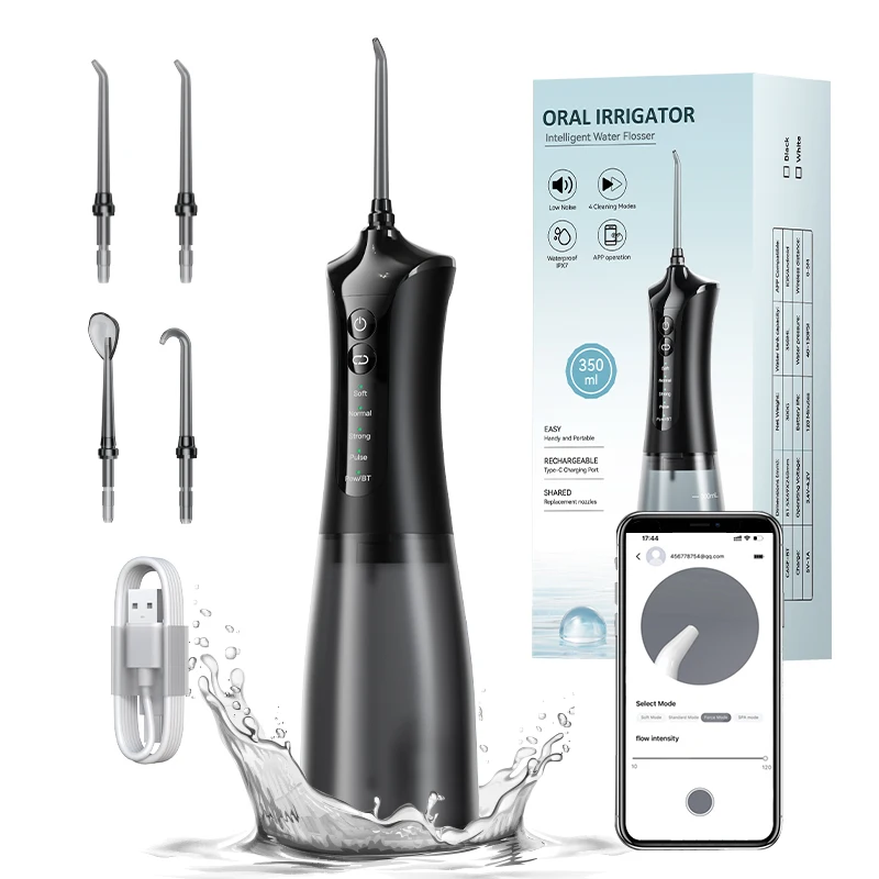 

Новый портативный ирригатор для полости рта с Wi-Fi, HD-камерой 5 МП, встроенным резервуаром для воды, защитой IPX7, для путешествий и переноски