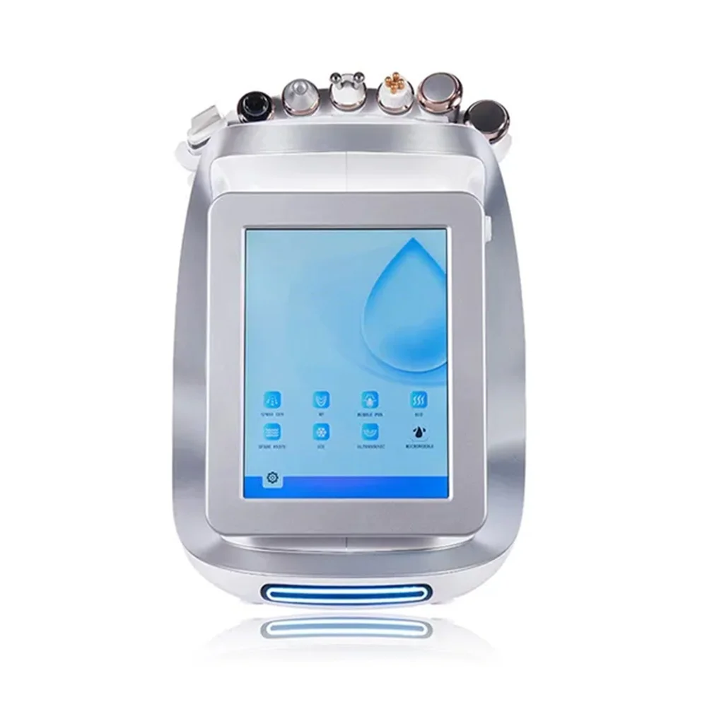 8 In 1 Smart Ice Blue Facial Care Machine For Cleansing, Hydration, Skin Lifting