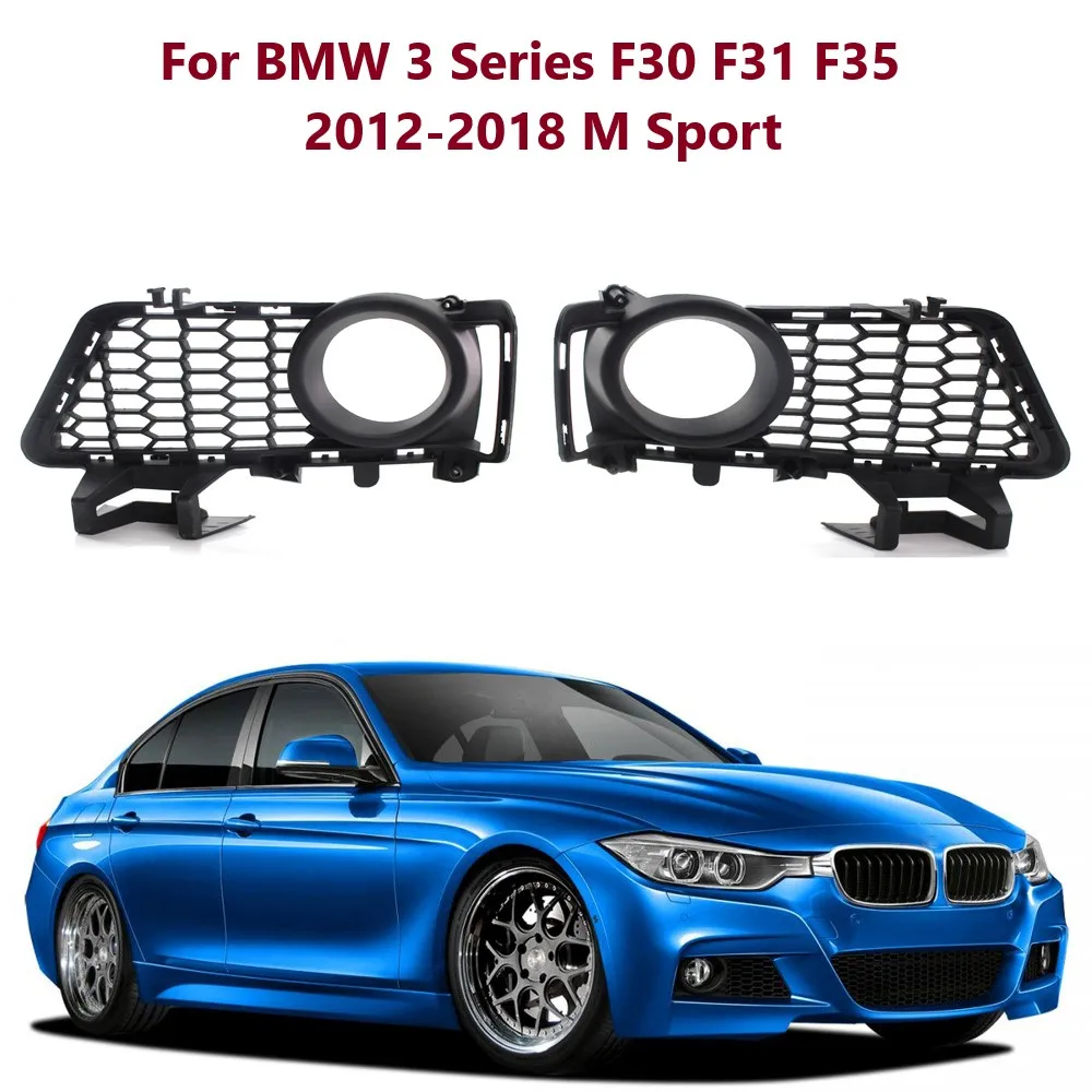 

Для BMW 3 серии F30 F31 F35 2012-2018 M Sport M-посылка автомобильный передний бампер, противотуманный фонарь, гриль, сетчатый комплект, пара