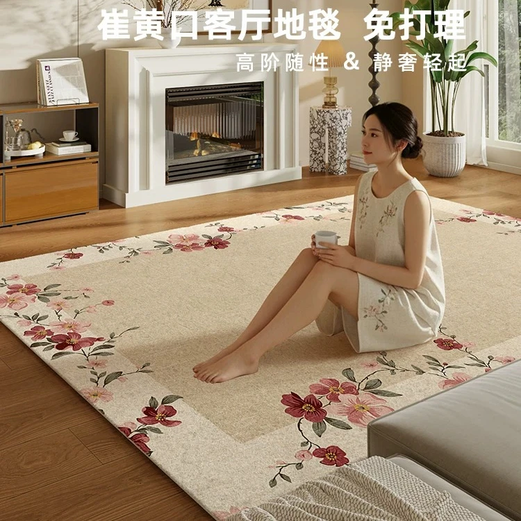 Imitation cashmere living room carpet soft and comfortable carpet waterproof and anti-fouling