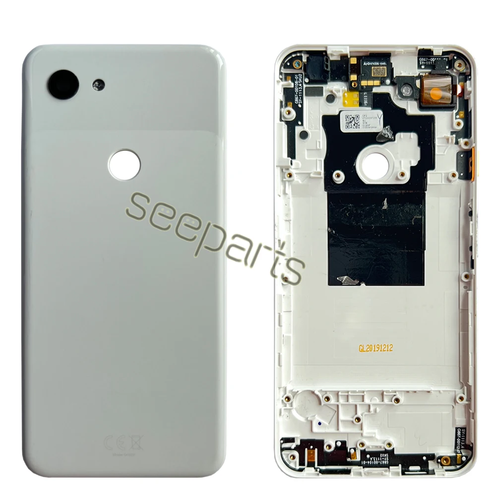 New Cover For Google Pixel 3a XL Battery Cover Door Back Housing Rear Case For Google Pixel 3a Back Battery Door Replacement