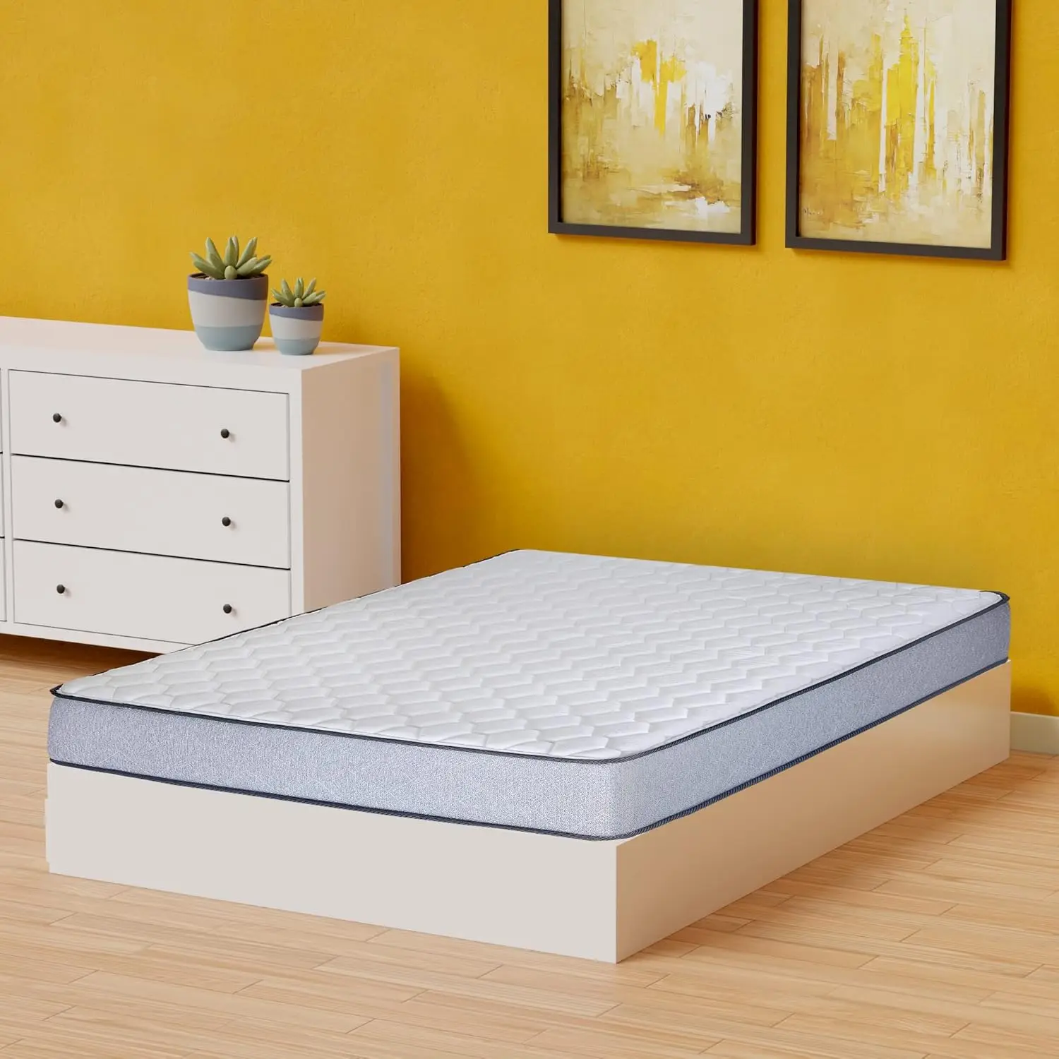 , 7-Inch Medium Firm High Density Foam Mattress, Comfortable Mattress for Cooler Sleep, Supportive & Pressure Relief, Full XL