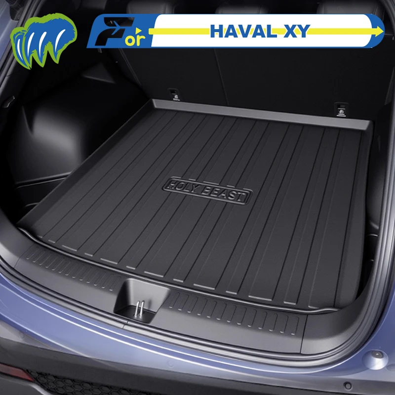

Для HAVAL XY 2022-2025 Custom Fit TPE Коврик в багажник автомобиля Коврик в багажник 3D-образный лазерный измерительный коврик в багажник Защитный коврик в багажник