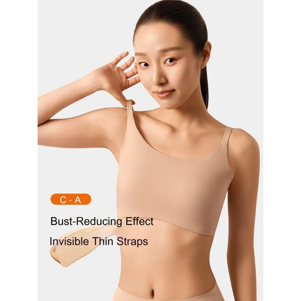 JANEST Invisible Chest Binder - Seamless, Adjustable Straps for Sports Support